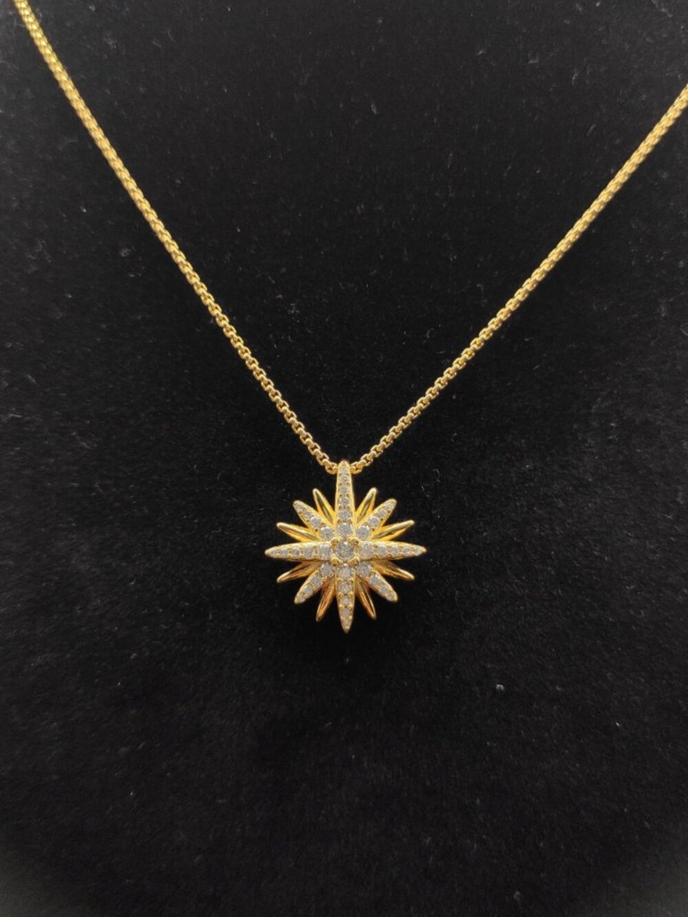 David Yurman Gold Sunflower Necklace - Picture 6 of 8